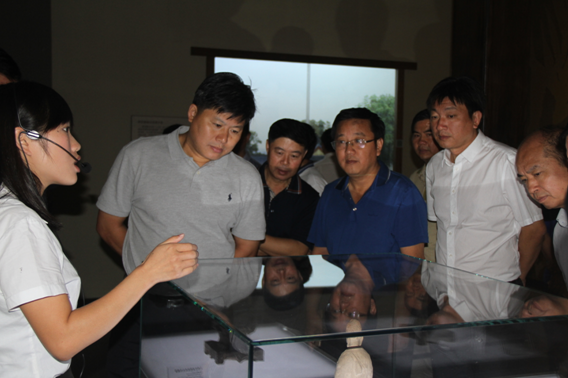 崇仁县党政考察团在吉州窑博物馆进行考察学习
